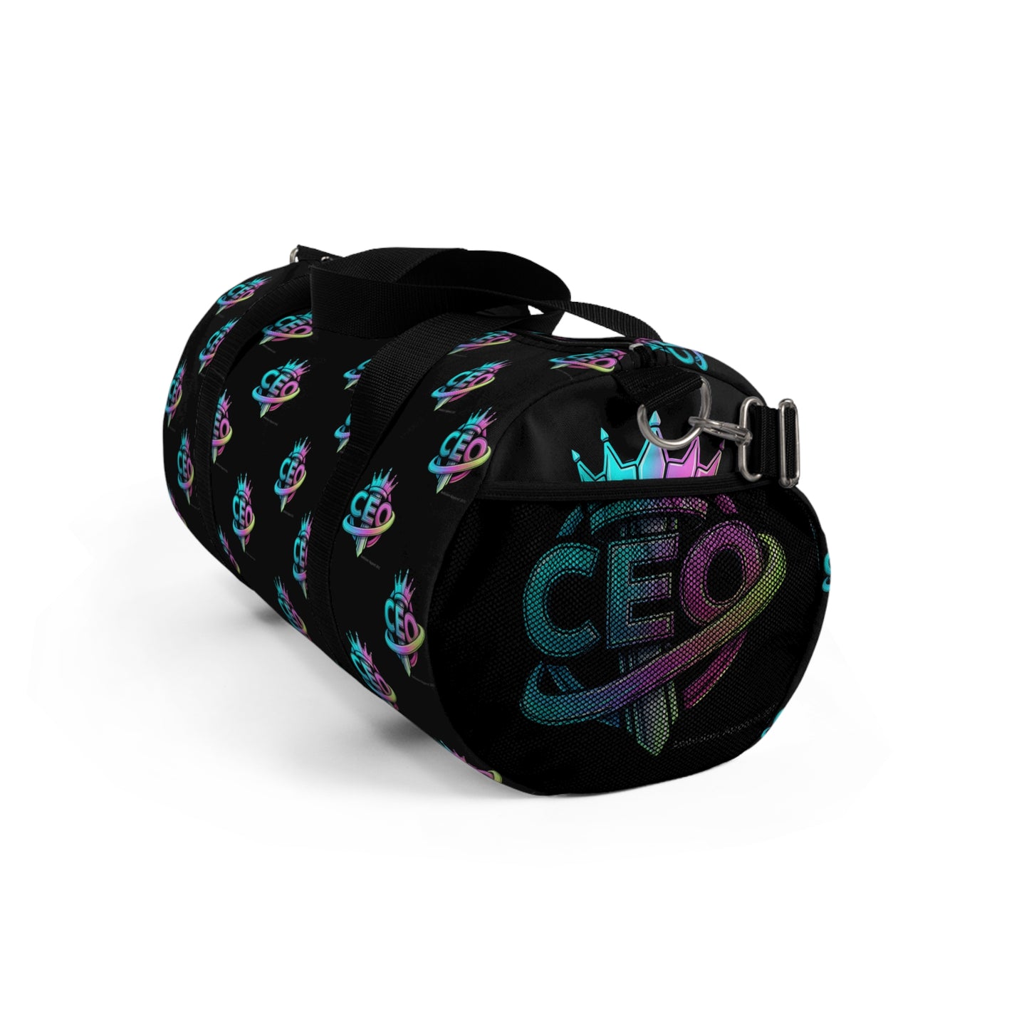 CEO Black Duffel Bag — Bold Travel & Gym Tote