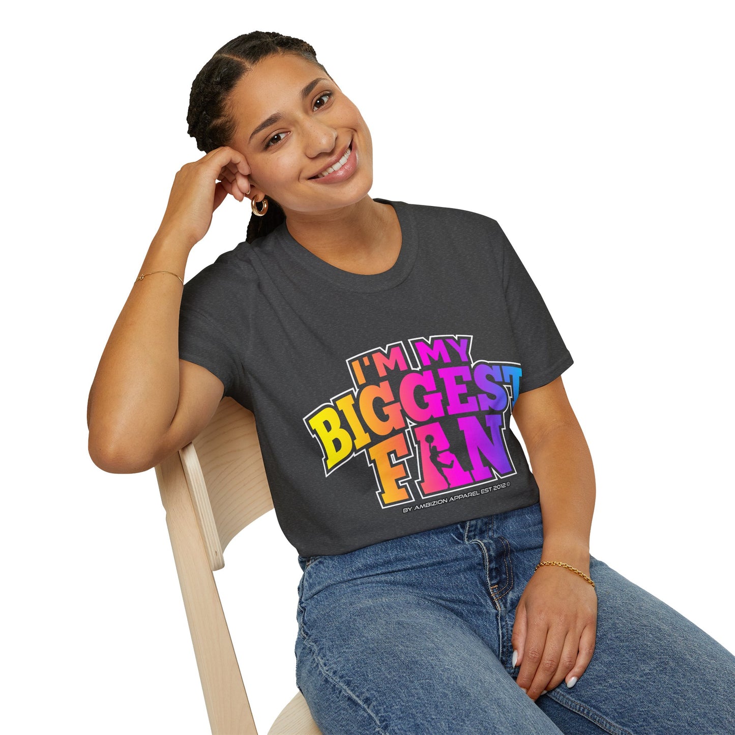 I'm My Biggest Fan Cheerleader Unisex T-Shirt