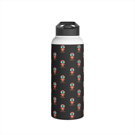 Visionary Stainless Water Bottle — Black