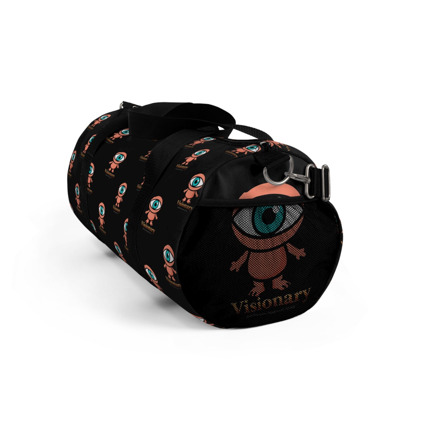 Visionary Black Duffel Bag — Bold Travel & Gym Tote