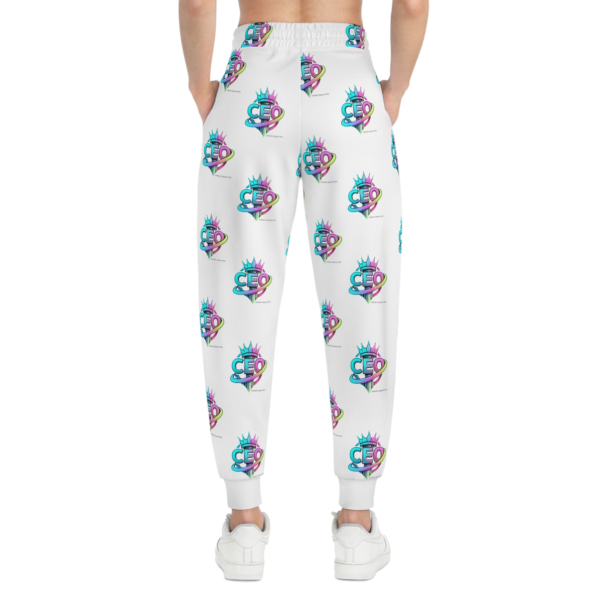 Unisex CEO Joggers — white
