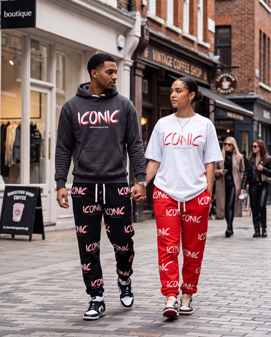 Unisex Iconic Joggers — Black