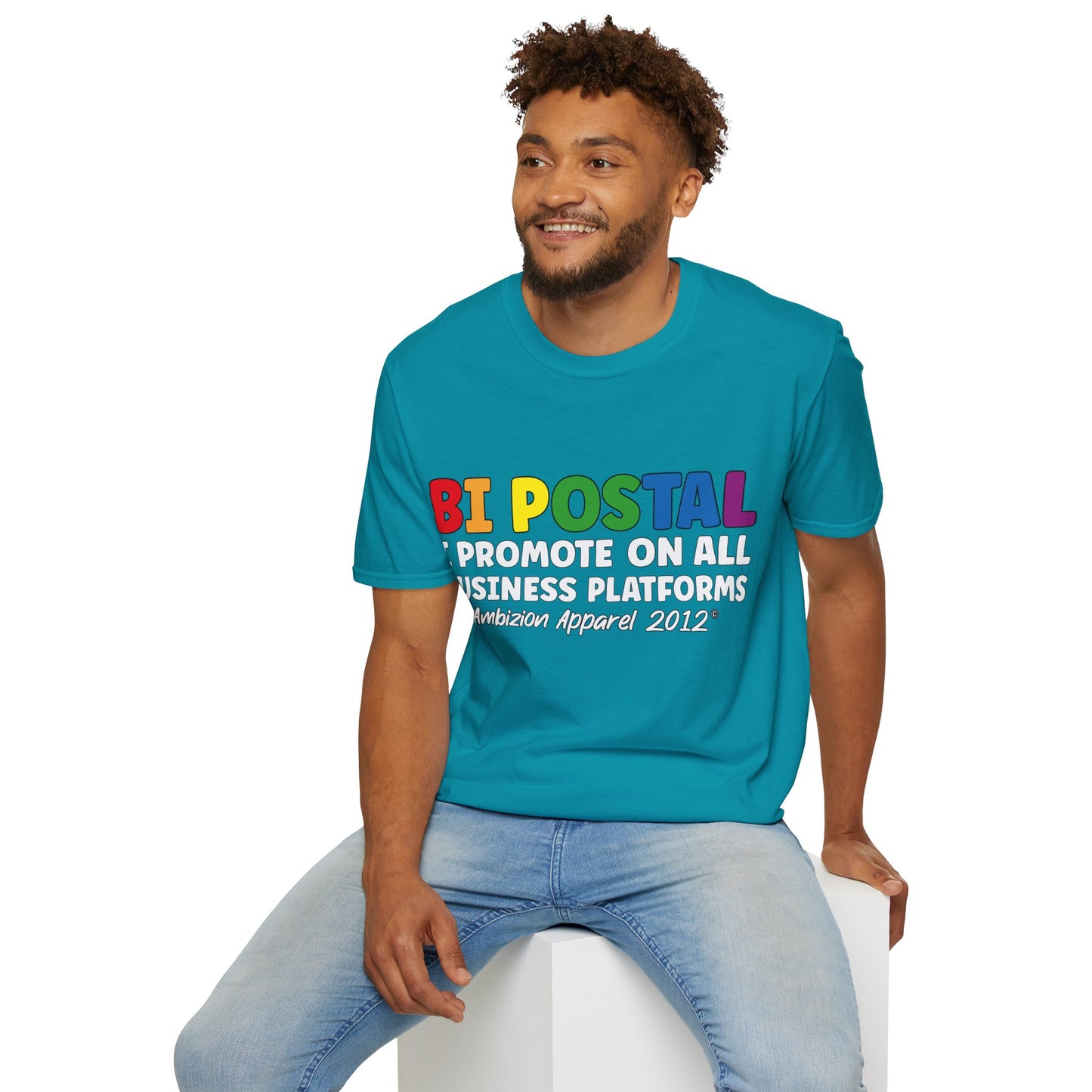 Bi Postal Unisex T-Shirt (LGBTQ)