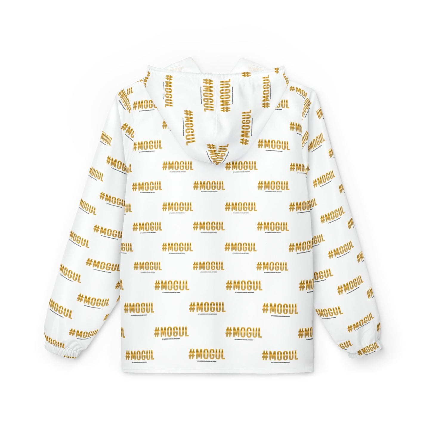 #Mogul repeat logo Windbreaker Jacket | all-over print White