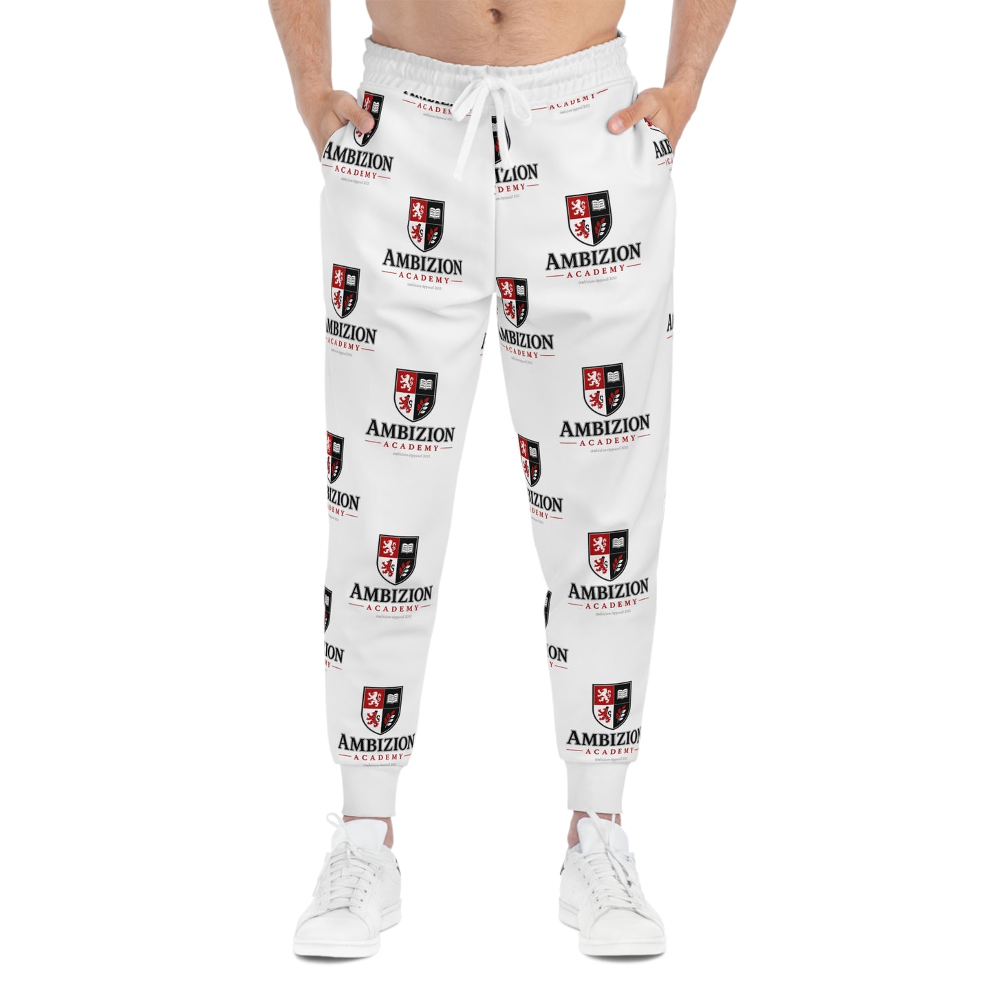 Unisex Ambizion Academy Joggers — White