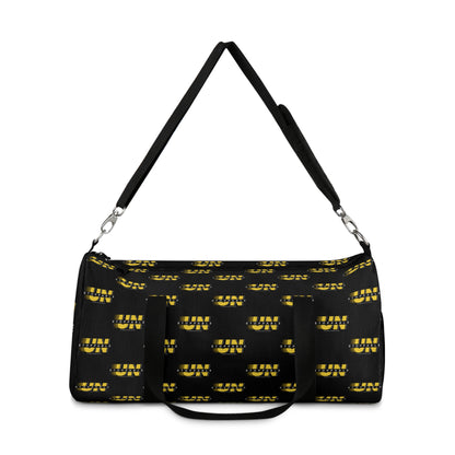 UNStoppable Black Duffel Bag — Bold Travel & Gym Tote