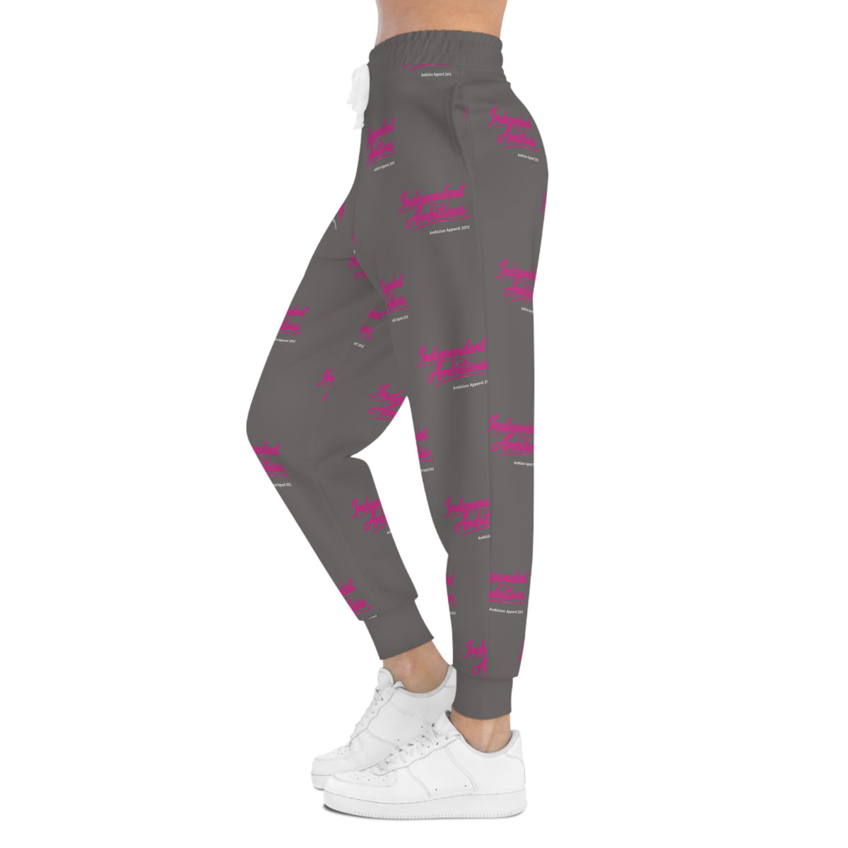 Unisex Independent Ambitious Joggers — Gray