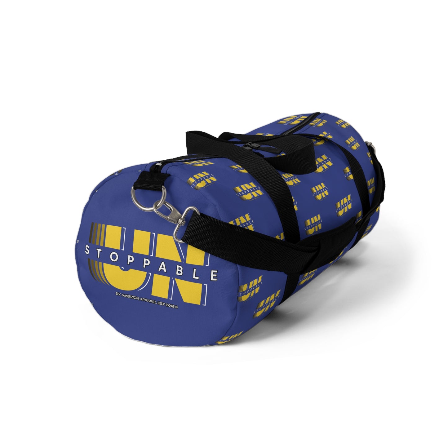 UNStoppable Blue Duffel Bag — Bold Travel & Gym Tote