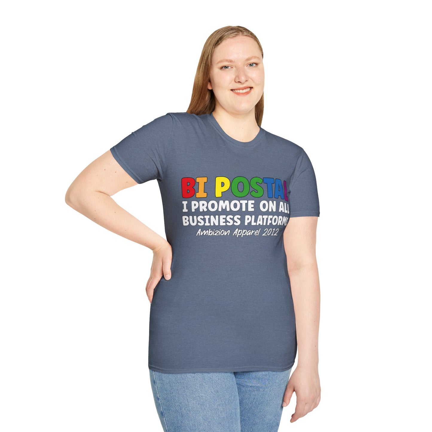 Bi Postal Unisex T-Shirt (LGBTQ)