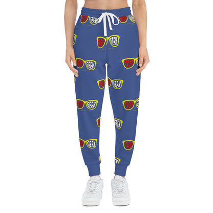 Unisex Proud Geek Joggers — Blue