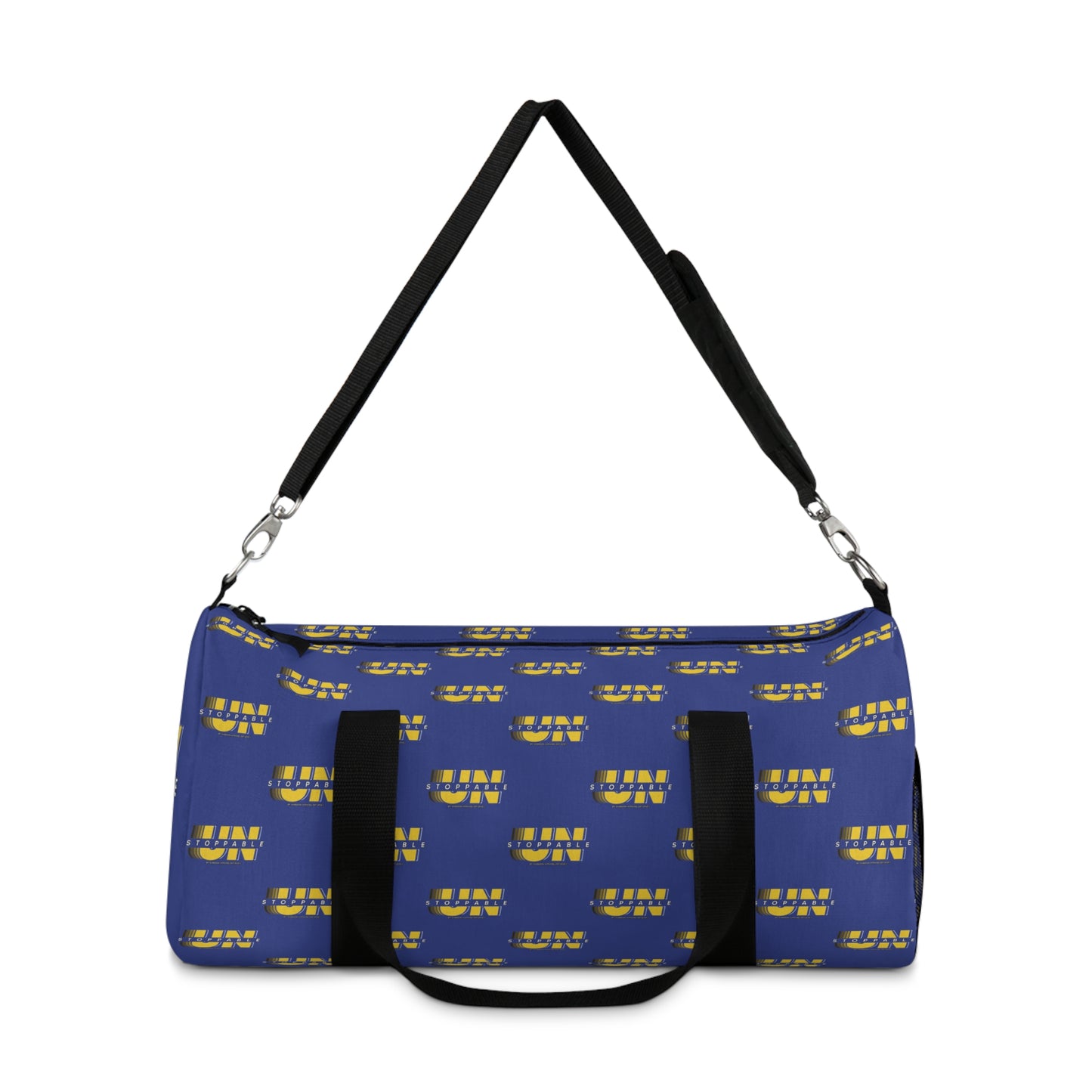 UNStoppable Blue Duffel Bag — Bold Travel & Gym Tote