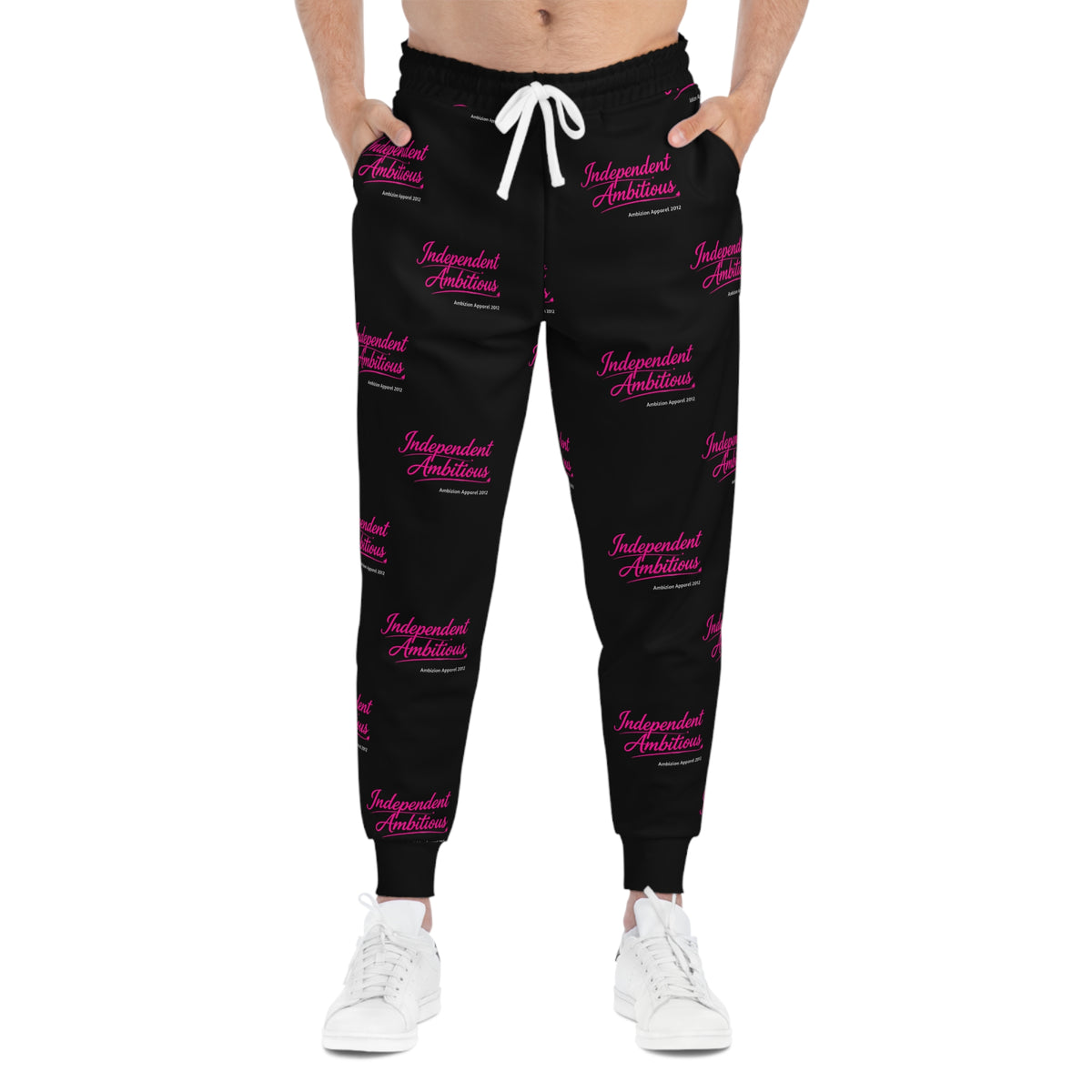 Unisex Independent Ambitious Joggers — Black