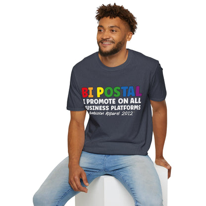 Bi Postal Unisex T-Shirt (LGBTQ)