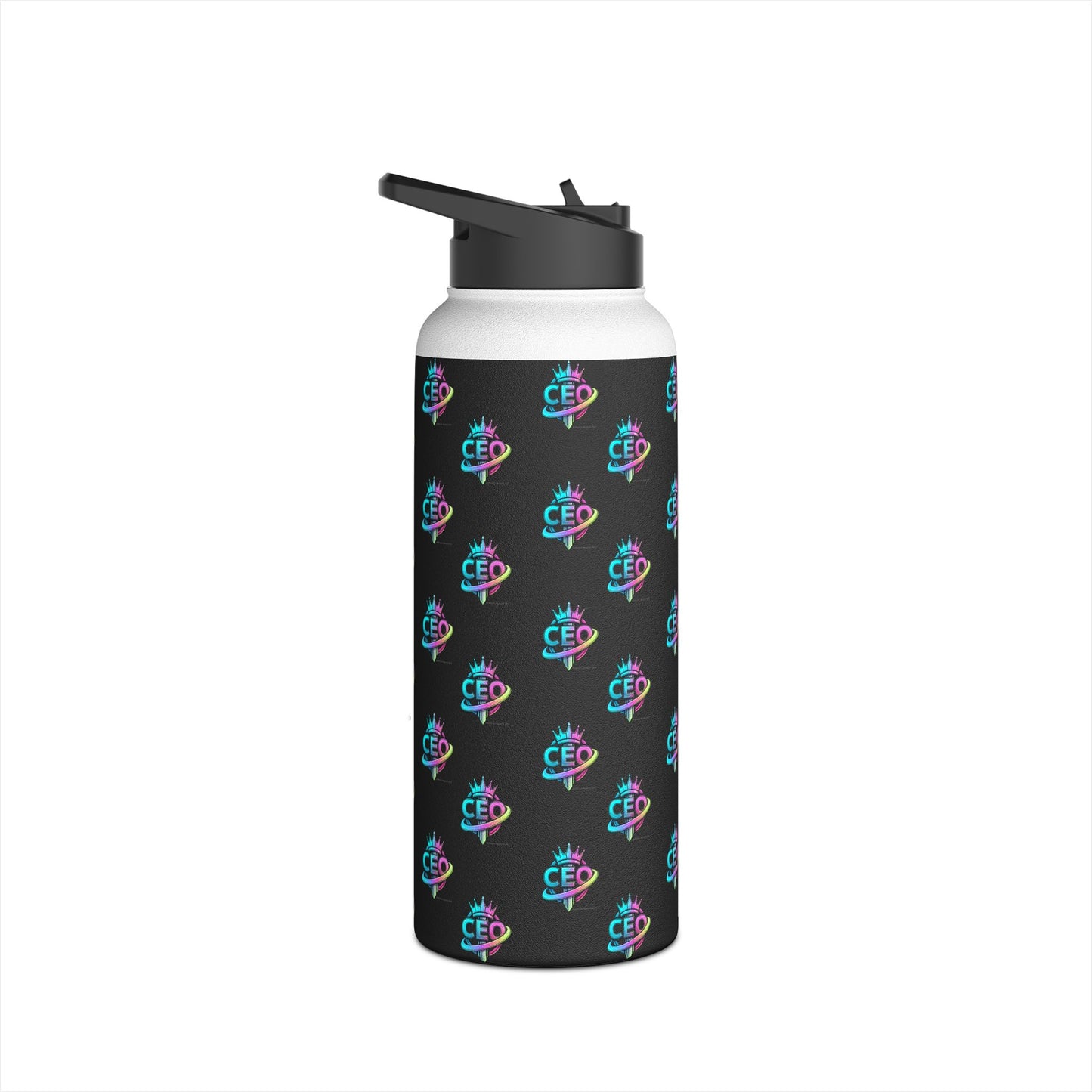 CEO  Stainless Water Bottle — Black