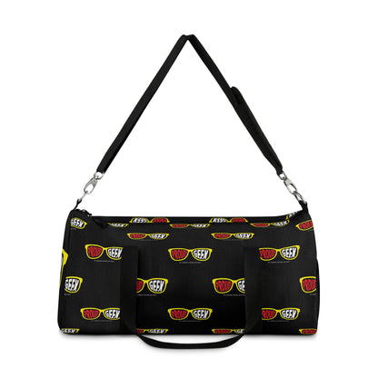 Proud Geek Black Duffel Bag