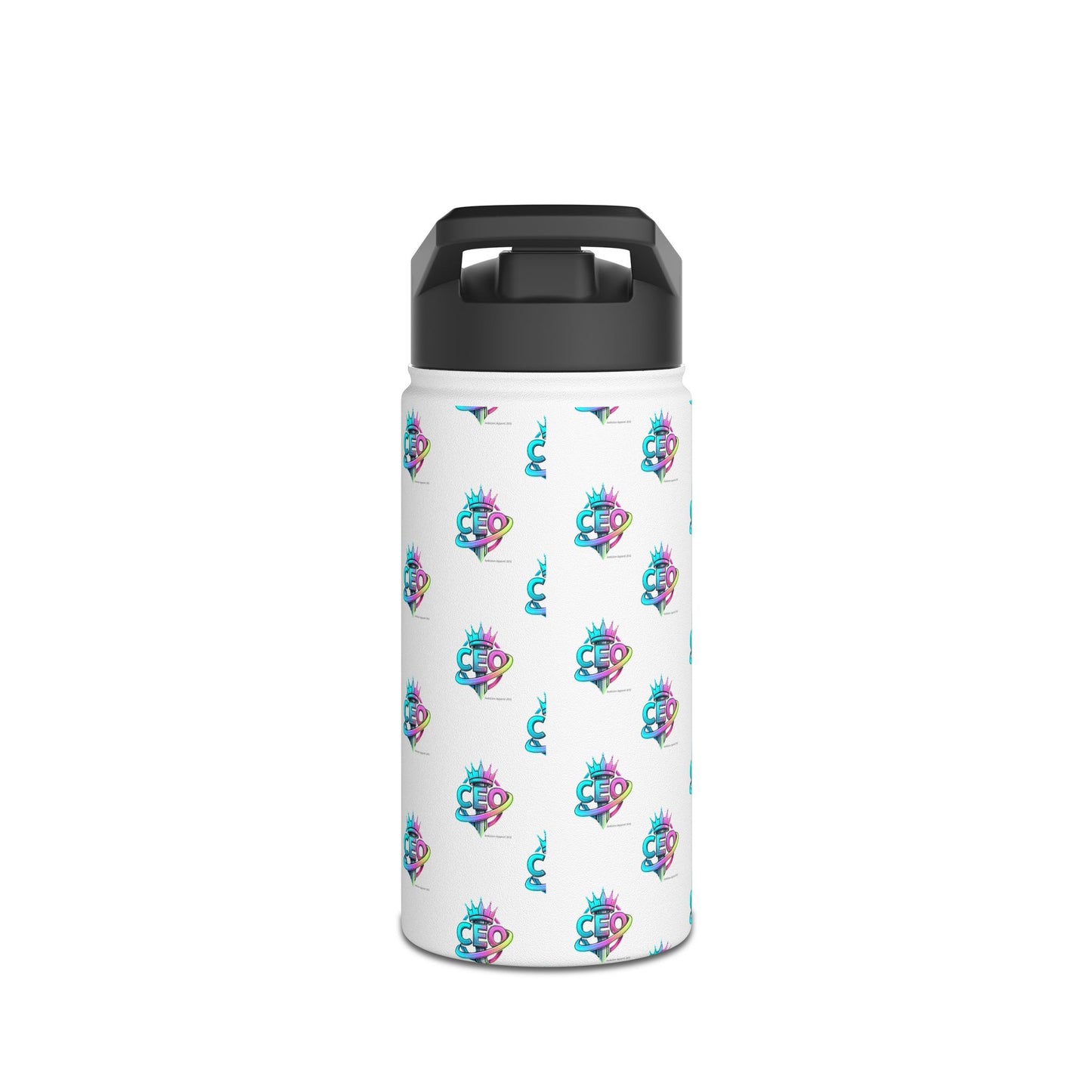 CEO  Stainless Water Bottle — White