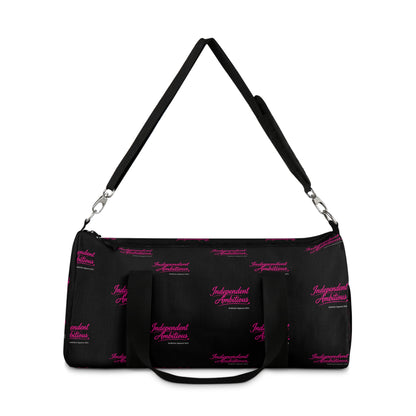 Independent Ambitious Black Duffel Bag — Bold Travel & Gym Tote