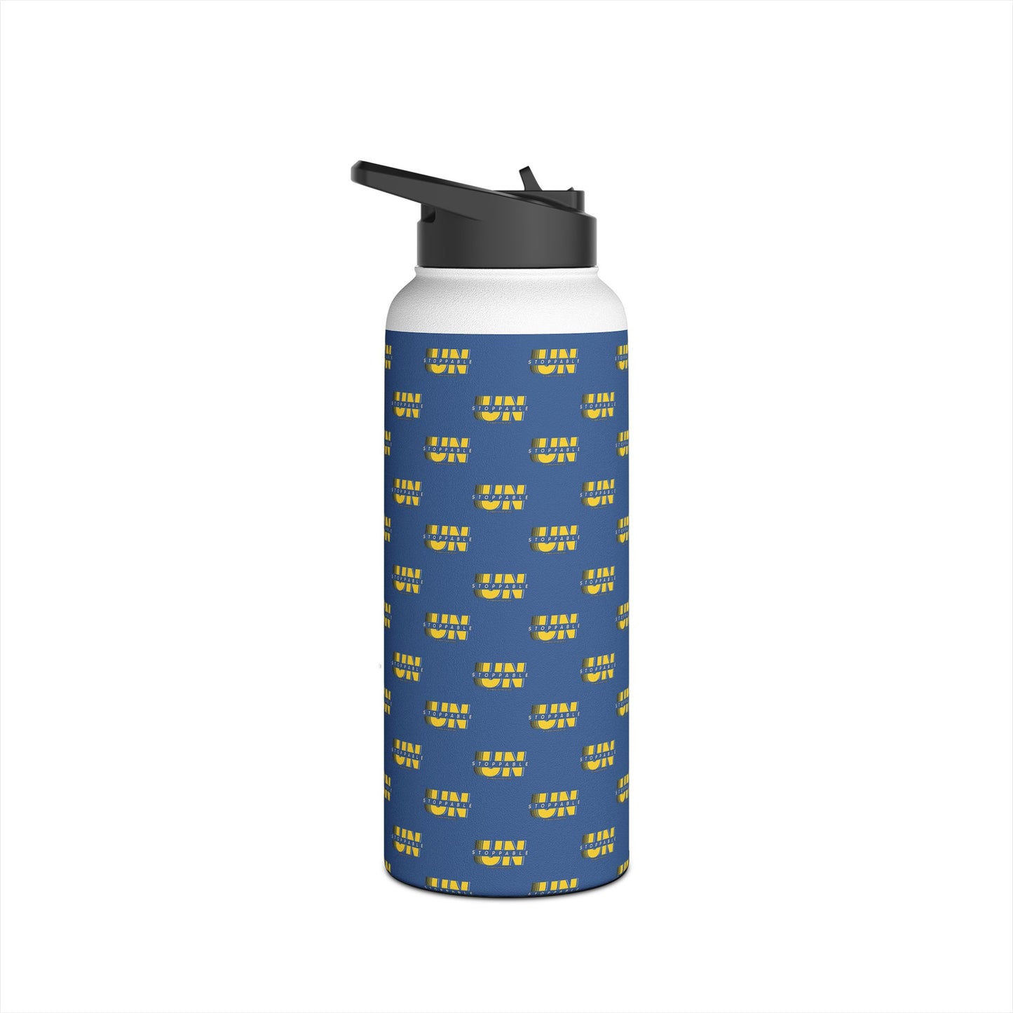 UNStoppable  Stainless Water Bottle — Blue