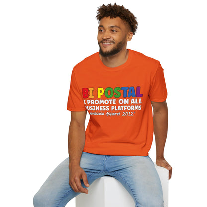 Bi Postal Unisex T-Shirt (LGBTQ)