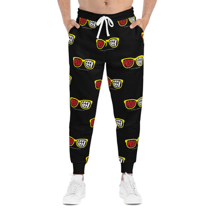 Unisex Proud Geek Joggers — Black