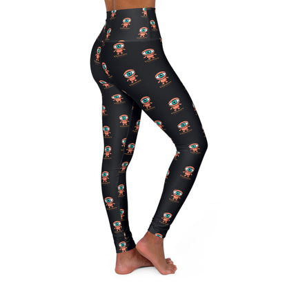 Visionary Black High-Waisted Yoga Leggings