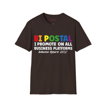 Bi Postal Unisex T-Shirt (LGBTQ)
