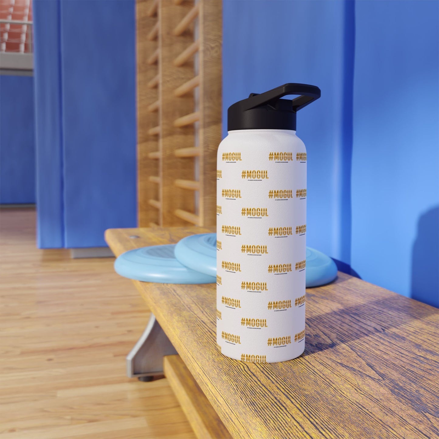 #Mogul Stainless Water Bottle — White