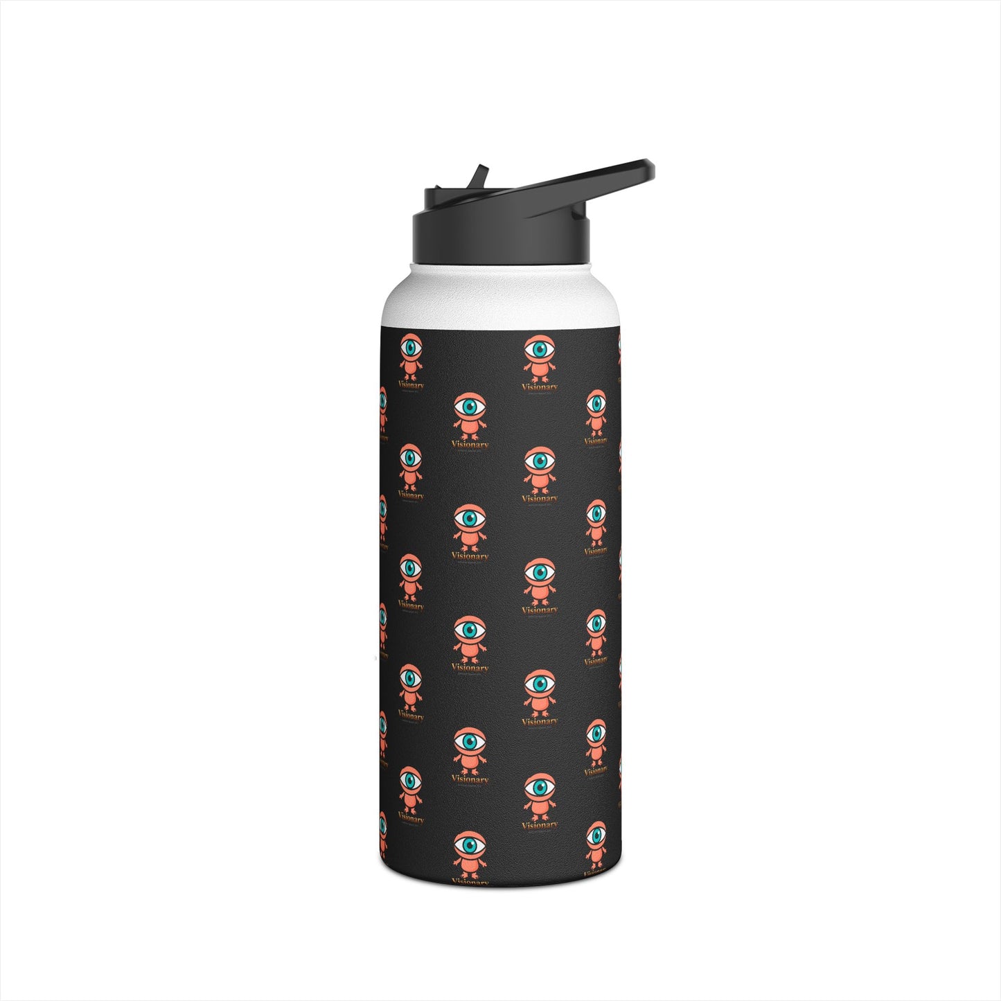 Visionary Stainless Water Bottle — Black