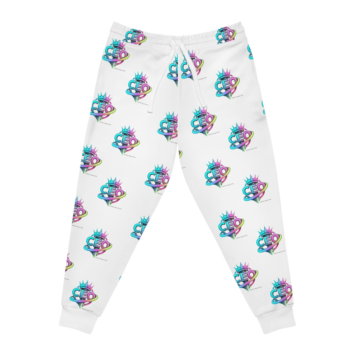 Unisex CEO Joggers — white