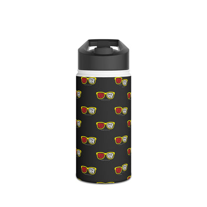 Proud Geek  Stainless Water Bottle — Black