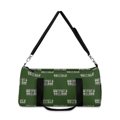 Hungry 4 Success Green Duffel Bag — Bold Travel & Gym Tote