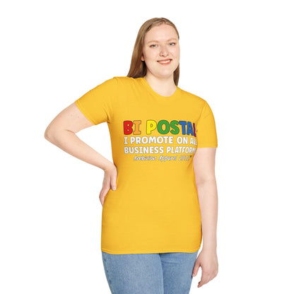 Bi Postal Unisex T-Shirt (LGBTQ)