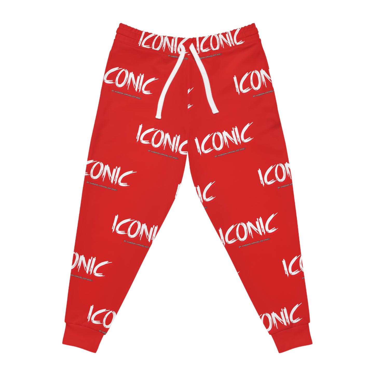 Unisex Iconic Joggers — Red
