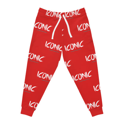 Unisex Iconic Joggers — Red