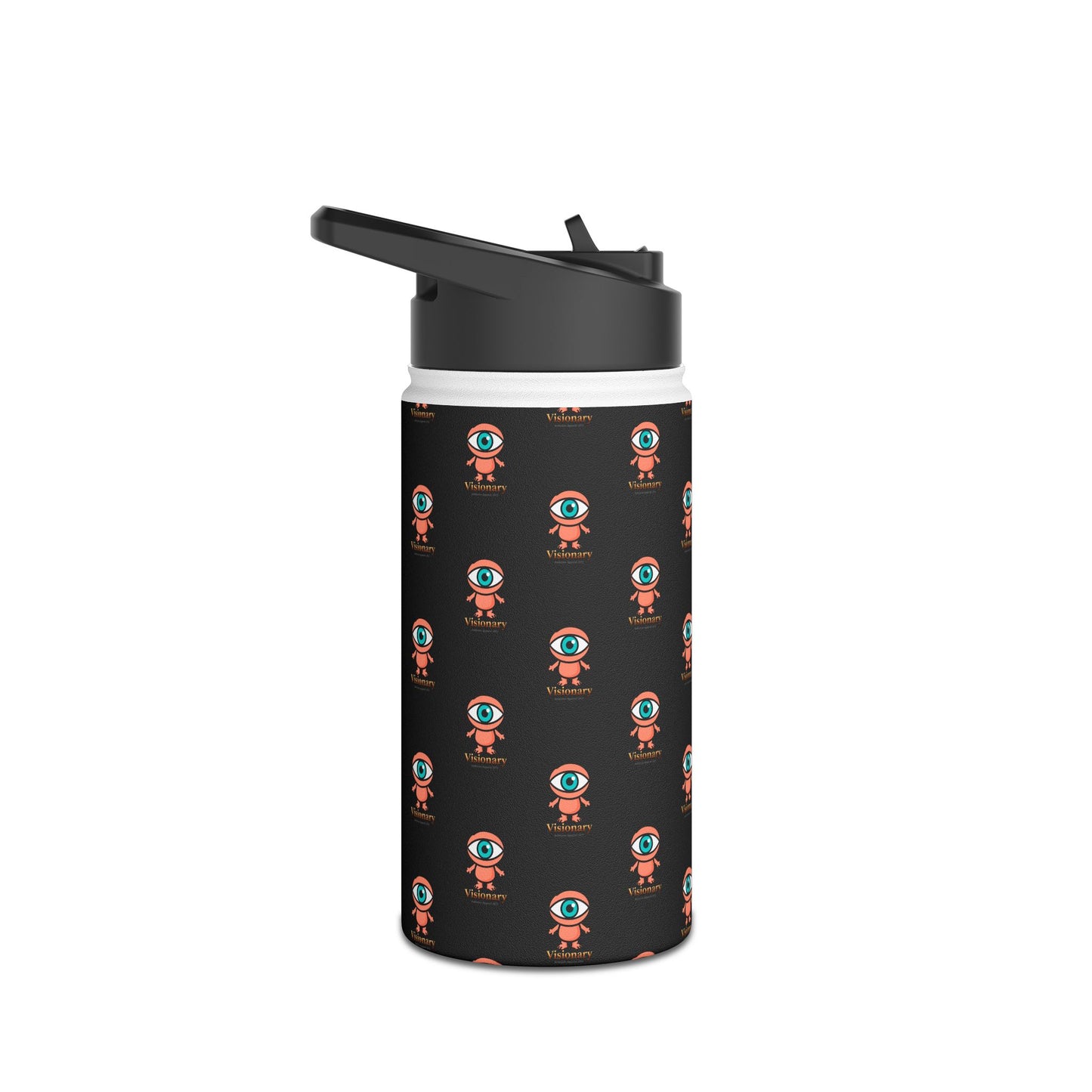 Visionary Stainless Water Bottle — Black