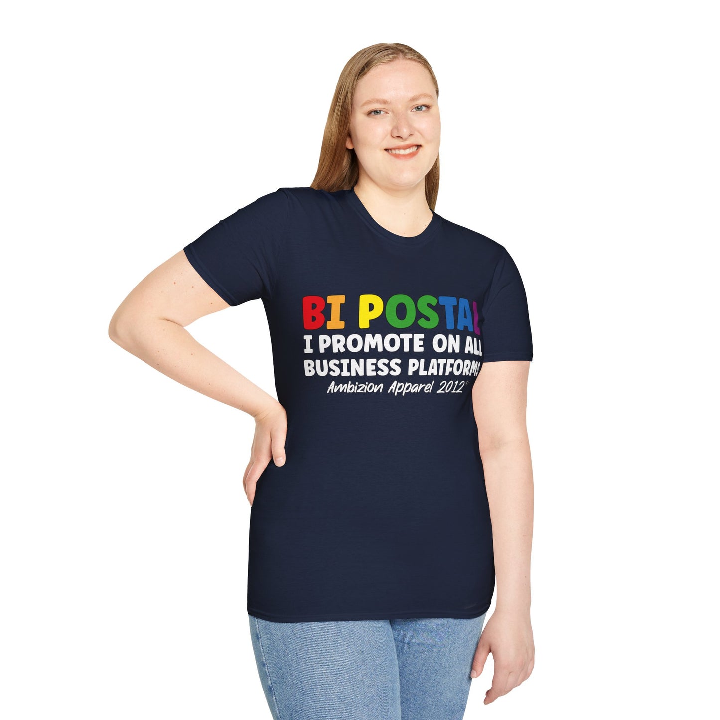 Bi Postal Unisex T-Shirt (LGBTQ)