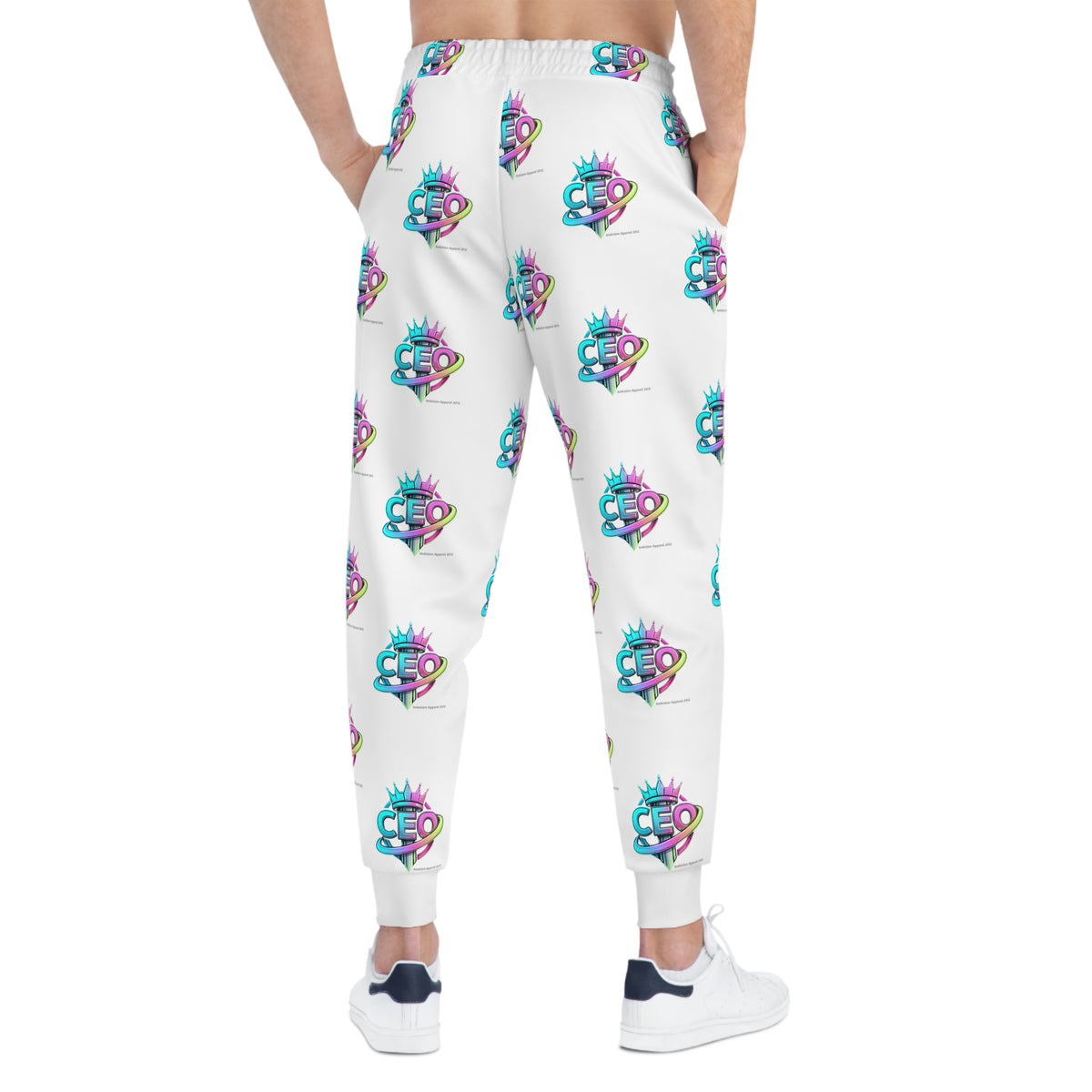 Unisex CEO Joggers — white