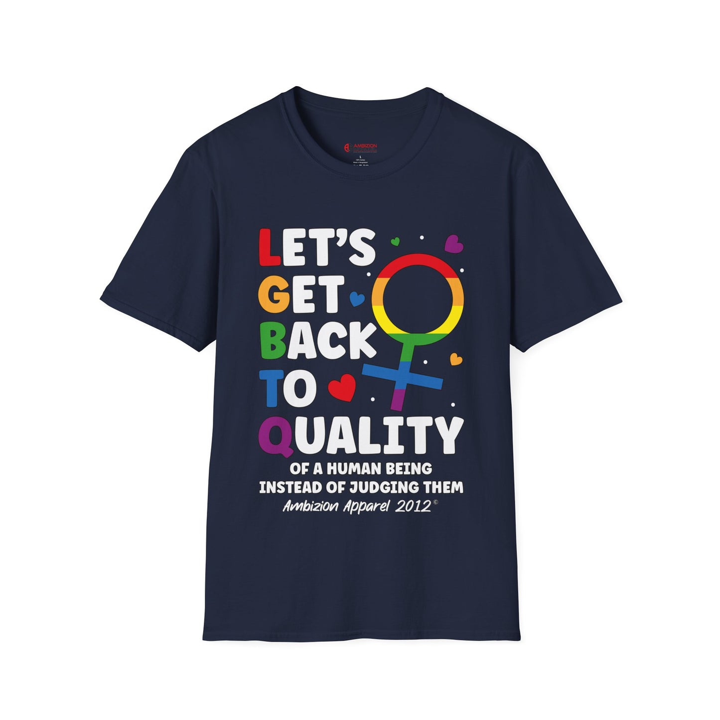 LGBTQ (Let's Get Back to Quality) Unisex T-Shirt (LGBTQ)