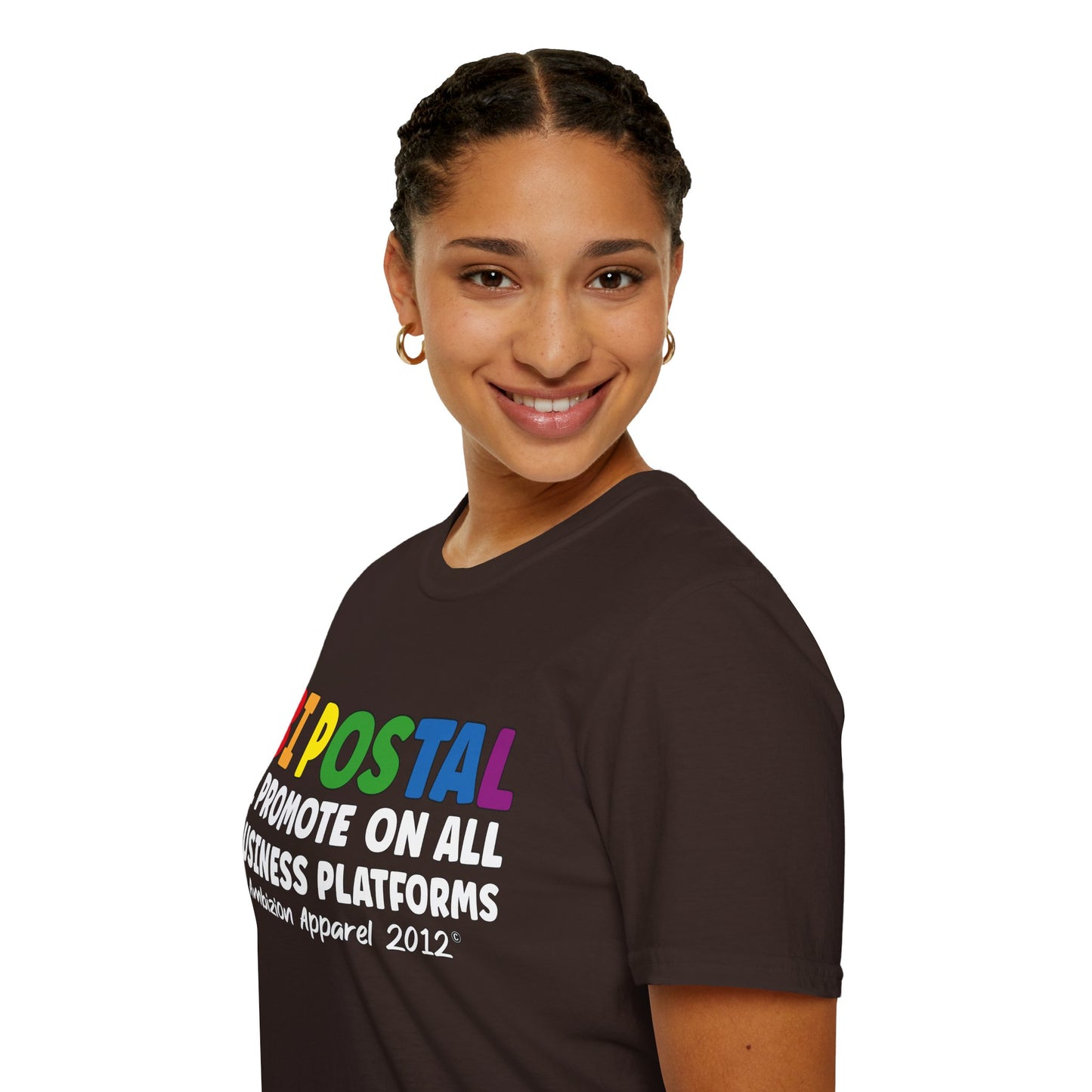 Bi Postal Unisex T-Shirt (LGBTQ)