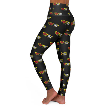 Proud Geek Black High-Waisted Yoga Leggings