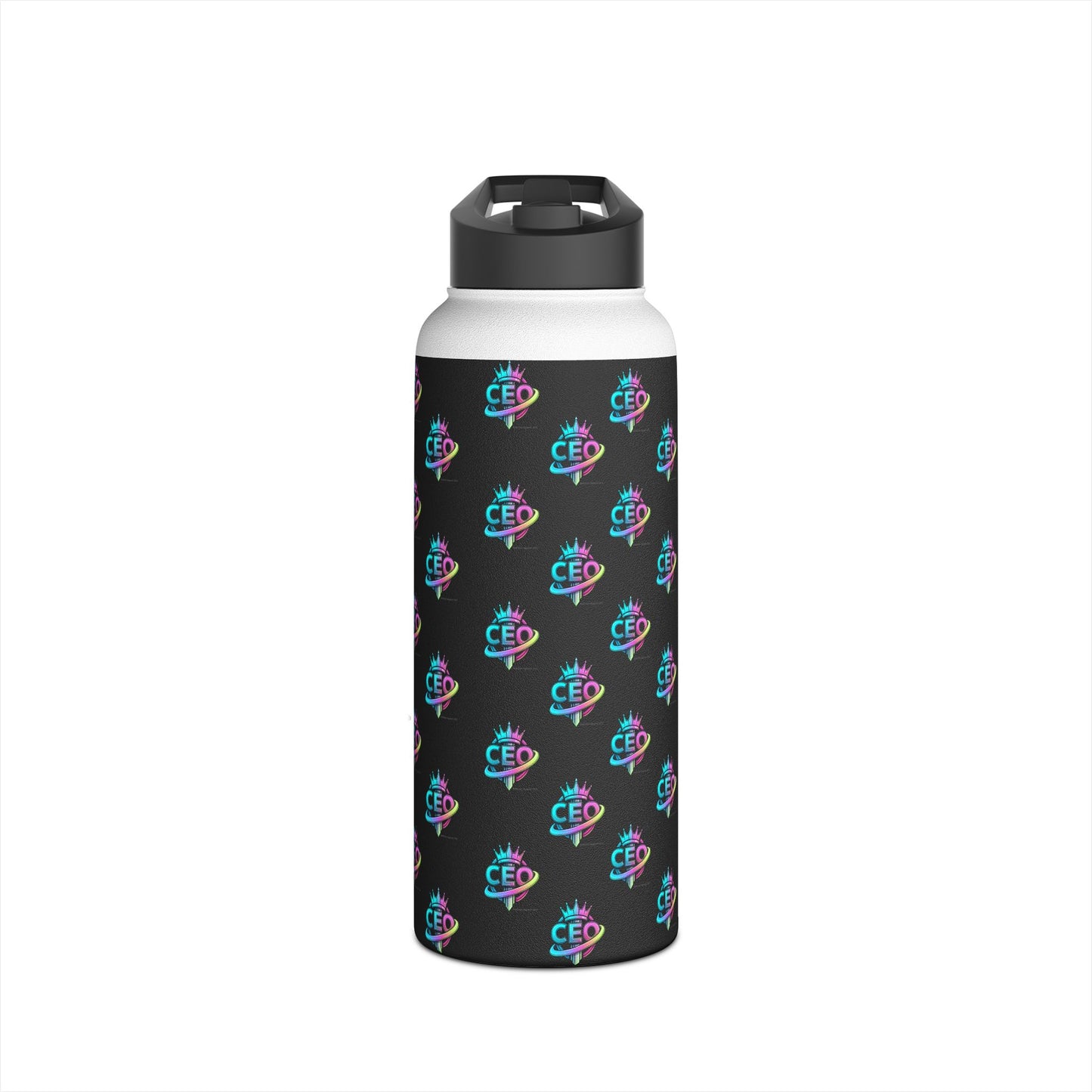 CEO  Stainless Water Bottle — Black
