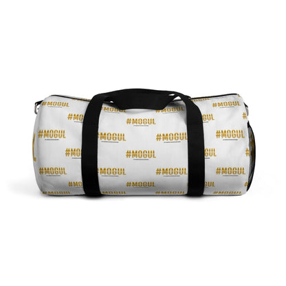 #Mogul White/Black Duffel Bag