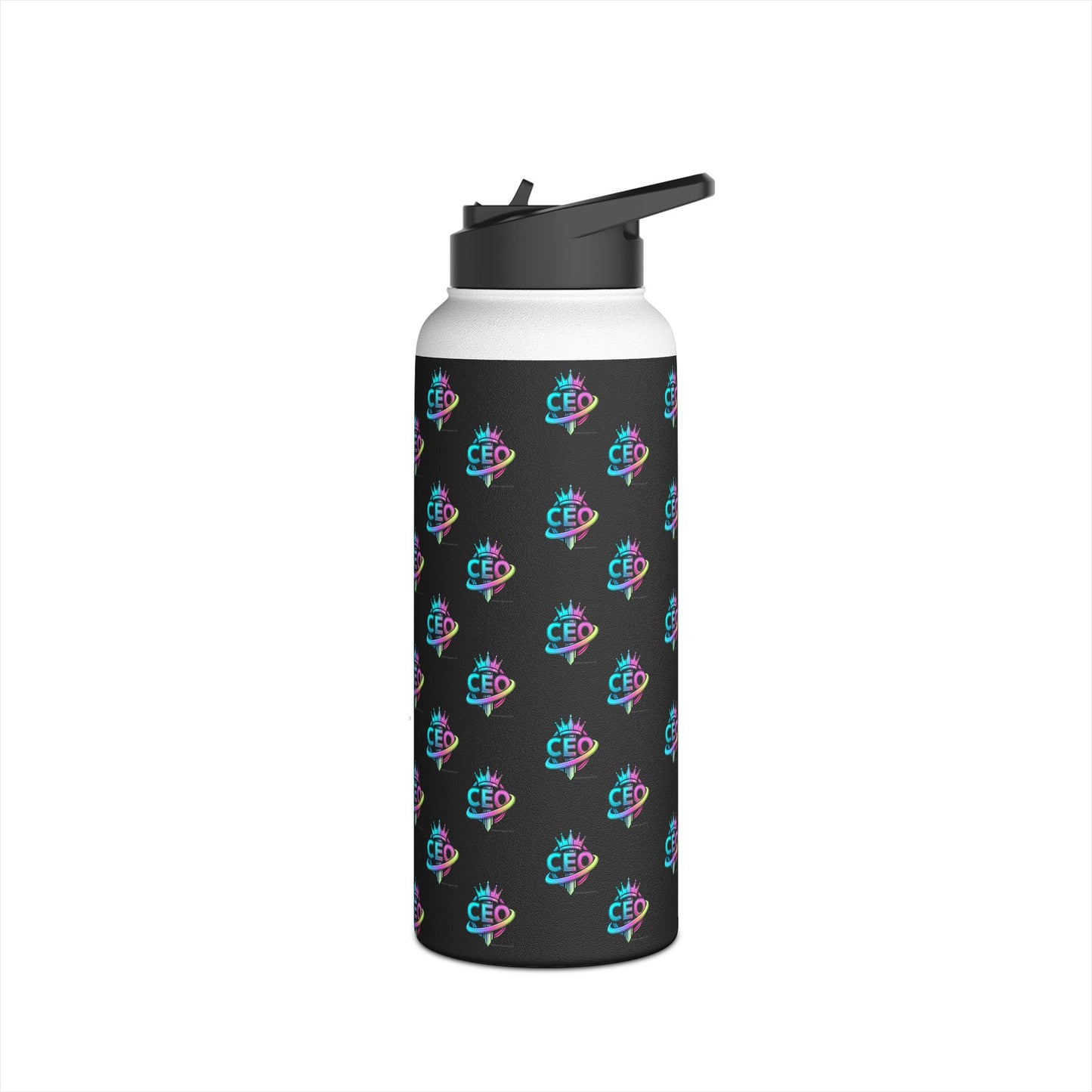 CEO  Stainless Water Bottle — Black