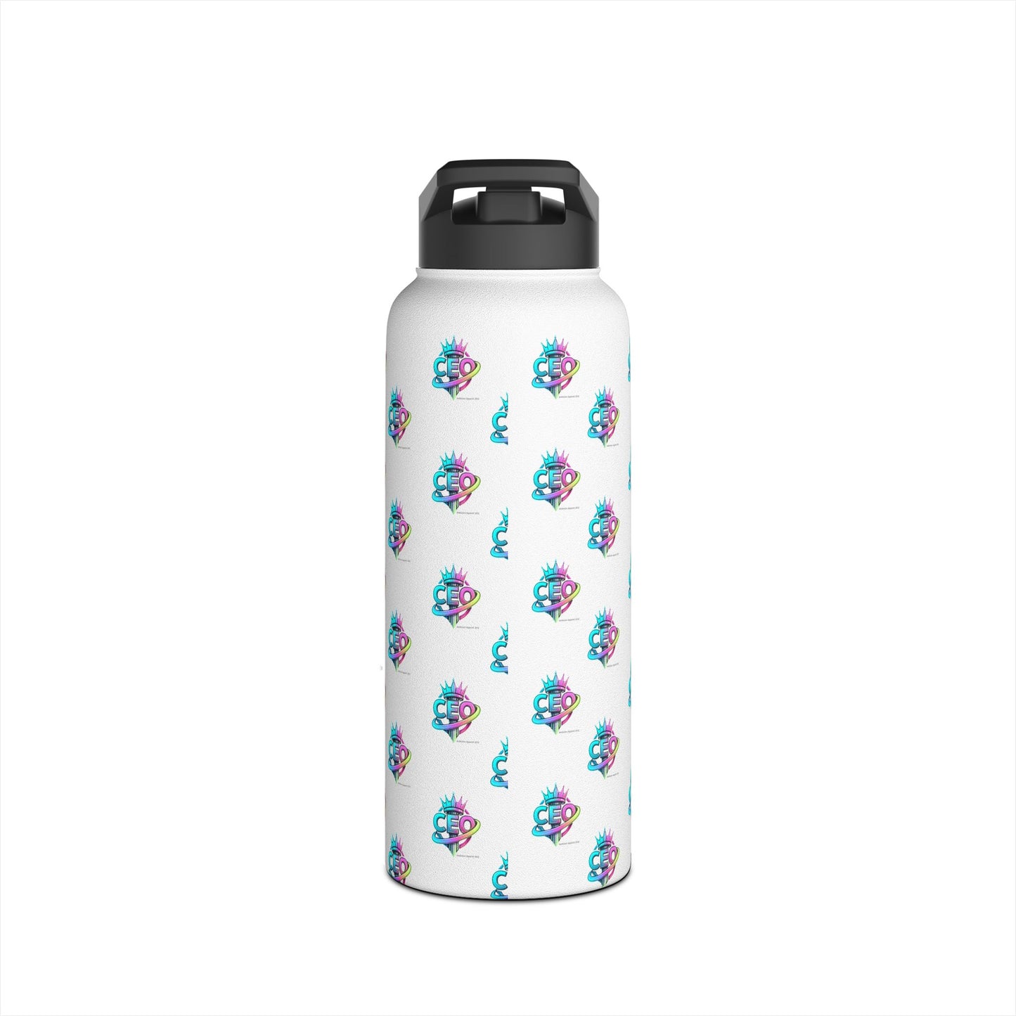 CEO  Stainless Water Bottle — White