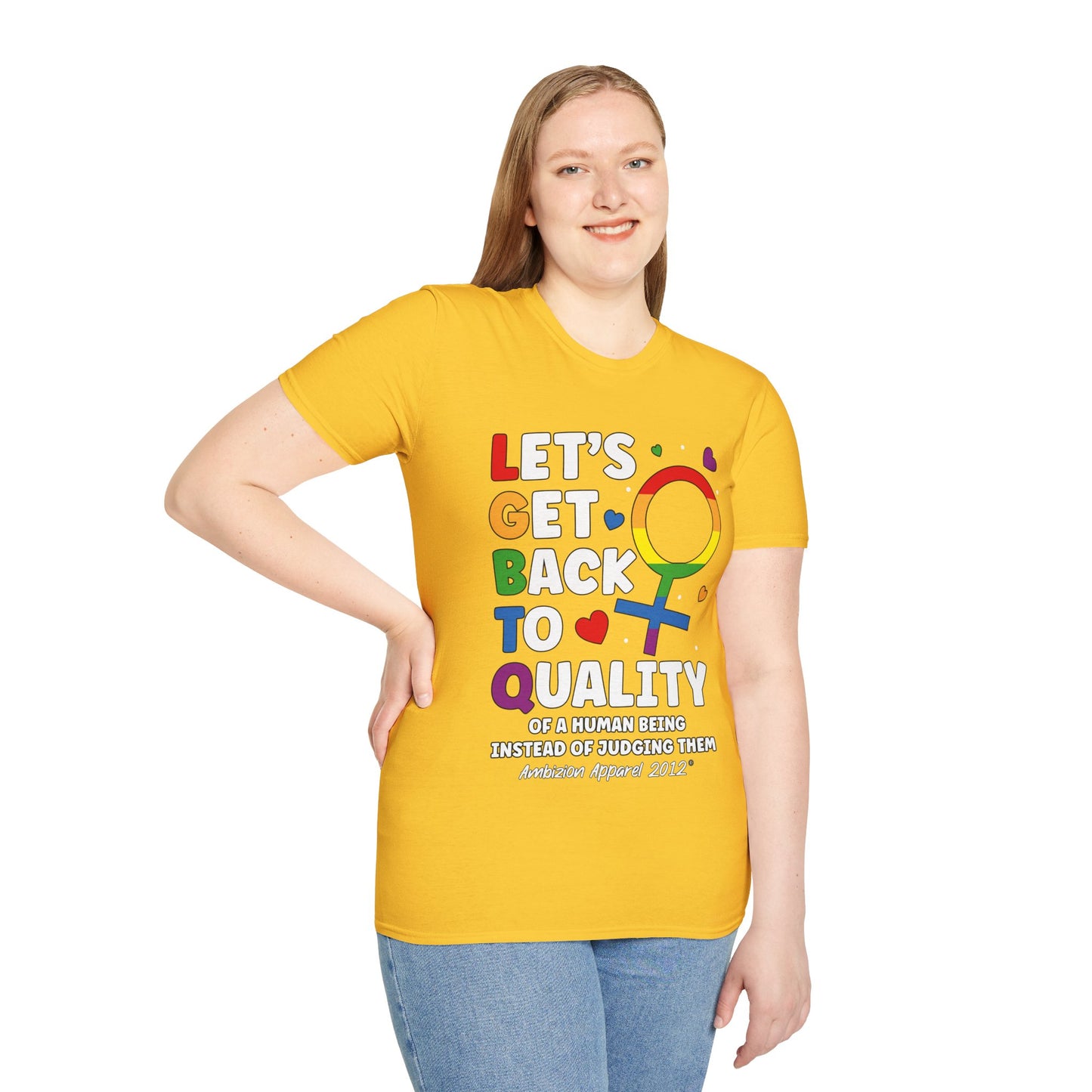 LGBTQ (Let's Get Back to Quality) Unisex T-Shirt (LGBTQ)