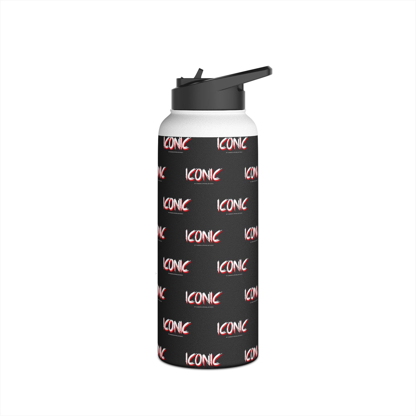 Iconic Stainless Water Bottle — Black
