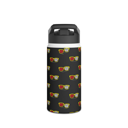 Proud Geek  Stainless Water Bottle — Black