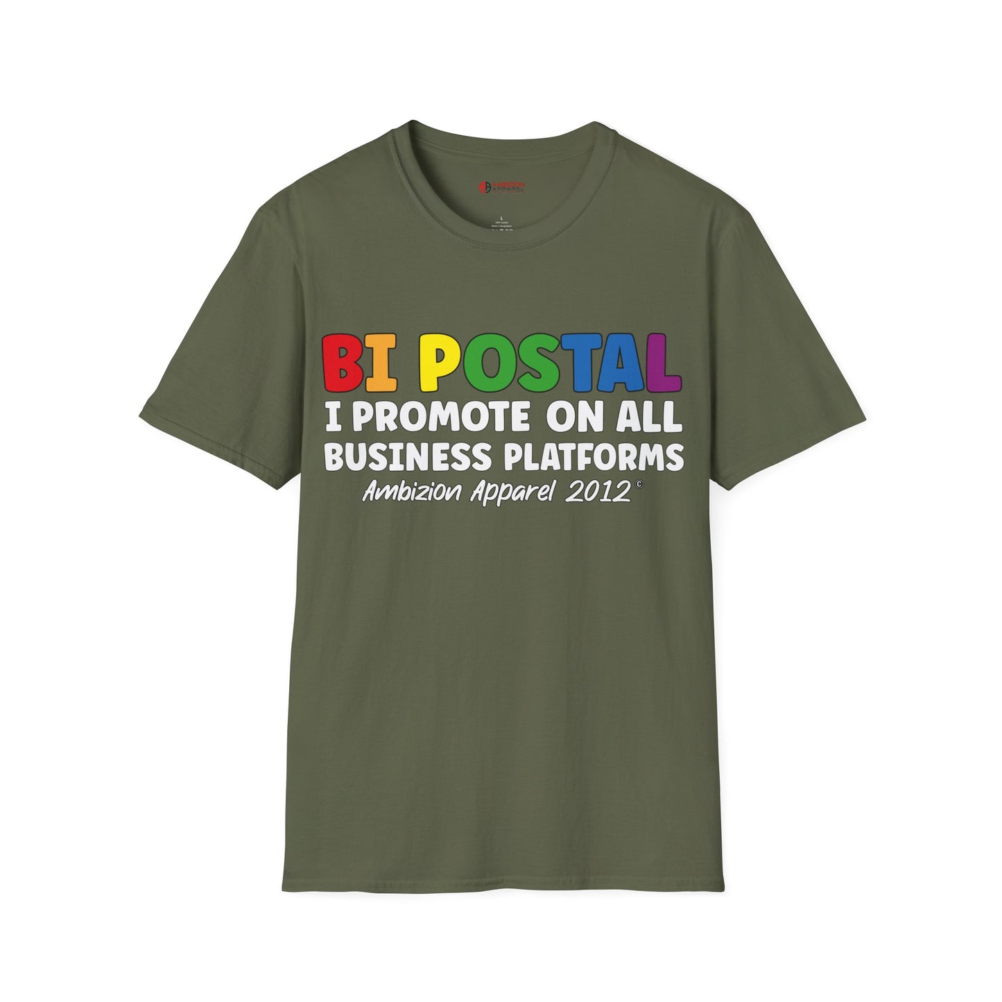 Bi Postal Unisex T-Shirt (LGBTQ)