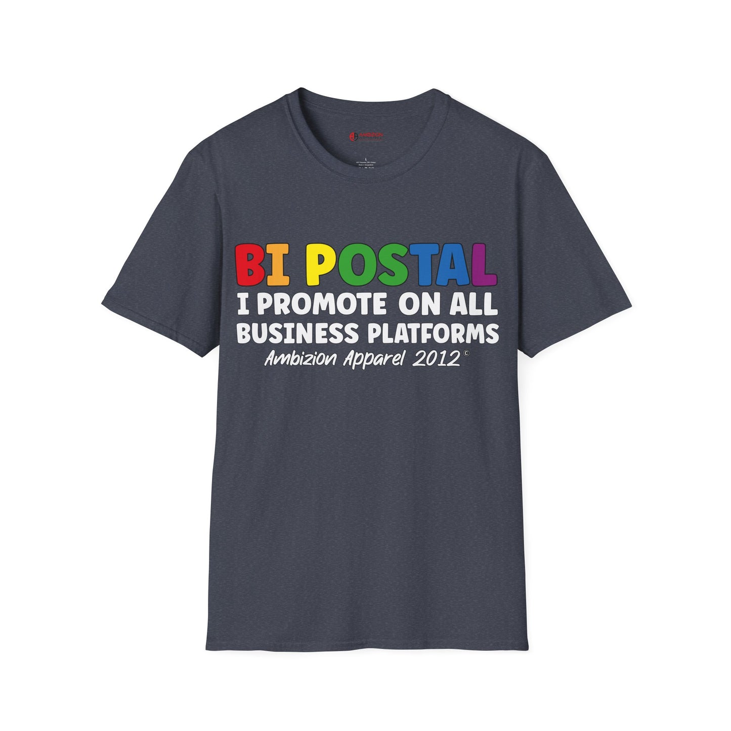 Bi Postal Unisex T-Shirt (LGBTQ)