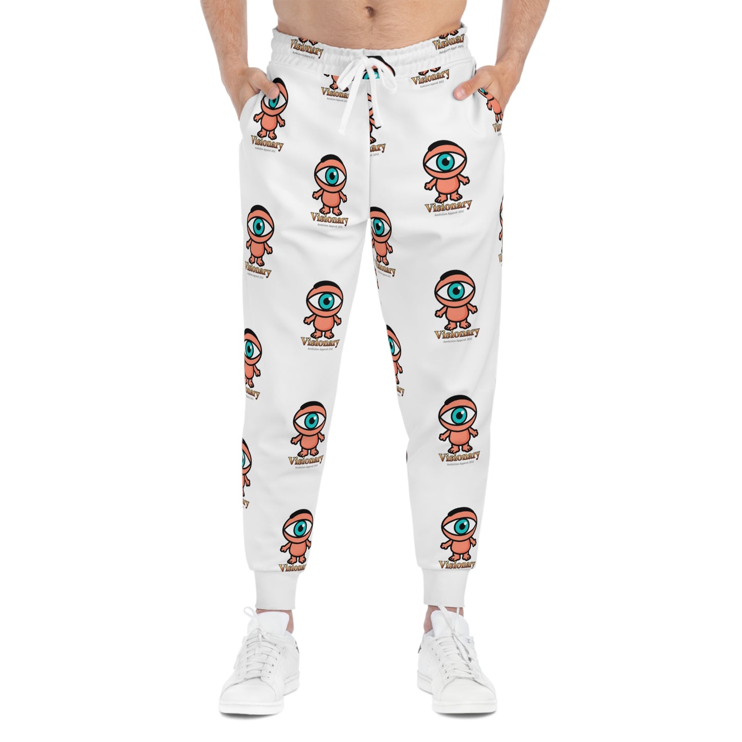 Unisex Visionary Joggers — White